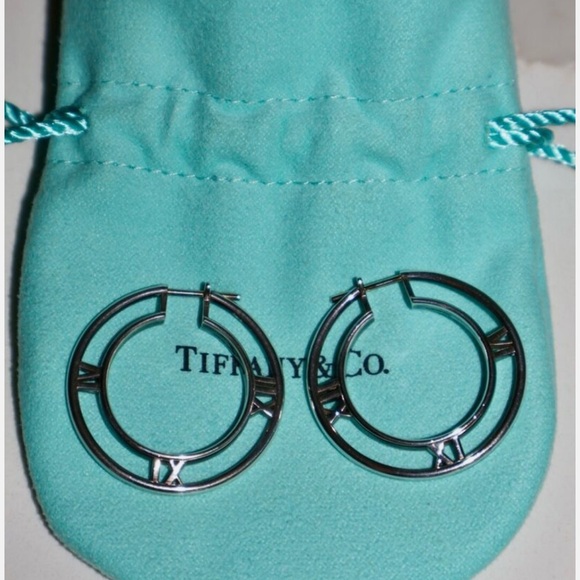 Tiffany & Co. Jewelry - Tiffany & Co. Atlas Hoop Earrings RARE